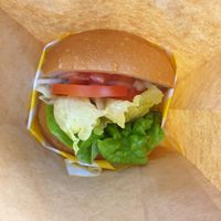 Vegetable burger (without cheese) at Boston Burger - 보스턴햄버거 임진각점 in Paju