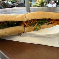 Large bahn mi   at Miss Saigon in Christchurch
