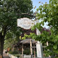 Such a sweet sign, turn right and downstairs   at La Vie Vegan in Saint Charles
