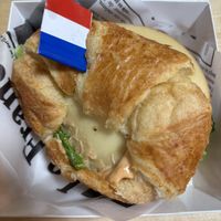 veggie croissant! at La Vie Vegan in Saint Charles