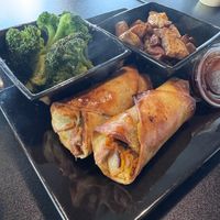 Soul Rolls with broccoli & potatoes   at UnbelieVegan in Fairburn