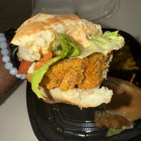 Fysh sandwich   at UnbelieVegan in Fairburn