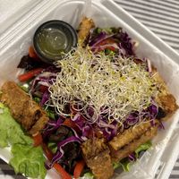 Ensalada Aminoteka pedida para llevarr  at Pura Vida Resto in La Barra