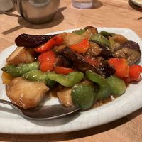 Chinese ratatouille   at Peaceful Restaurant in Vancouver
