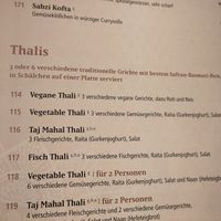 Veganes Thali at Shivalaya Indian Restaurant in Pfarrkirchen