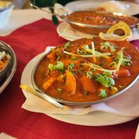 Jalfreezi vegan at Shivalaya Indian Restaurant in Pfarrkirchen