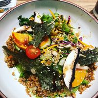 Cuscus with vegetables at Bio Solo Organico in Buenos Aires