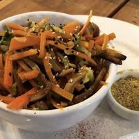 Seitan curry  at Bio Solo Organico in Buenos Aires