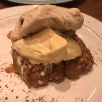 Apple crumble  at Bio Solo Organico in Buenos Aires