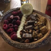 Chocolate granola bowl at May and Mark Restaurant in Krabi