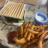 Roast vegetable panini  at May and Mark Restaurant in Krabi