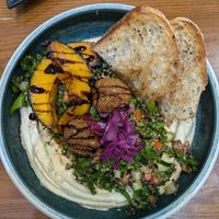 Hummus & Falafel bowl at May and Mark Restaurant in Krabi