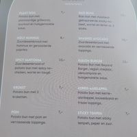 Menu at Trankilo in Heemstede