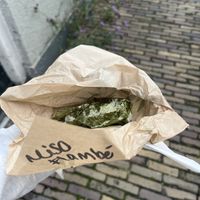 FRESH and WARM Miso Flambé (€4,00)😍😍  at Onigiri Shokudo in Utrecht