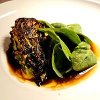 Cabbage steak (no mash - ask for chips instead) at Flower Garden in Aveiro