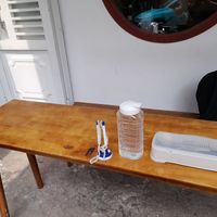 Outside at Hikari Vegetarian Cafe Q10 in Ho Chi Minh City