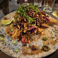 Asian taco at Miss Sara in Hudiksvall