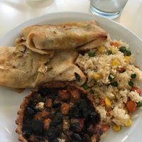 Empanada, tarta y arroz at Ren - San Martin in San Carlos De Bariloche