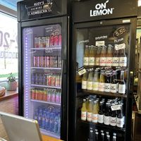 Drink selection  at Retro Burger in Tallinn