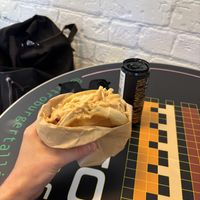 On the pic it is another burger called “Retroburger” - if you like big and juicy 🤪  at Retro Burger in Tallinn