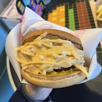 Old School Retro Burger  at Retro Burger in Tallinn