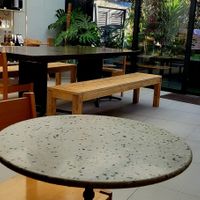 Close to the terrace at Humble Anchor Coffee Roasters in Vila Do Conde