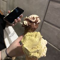 Elite ice cream, so many wonderful vegan choices to choose from and open late   at Barroccino - Via Del Corso in Florence
