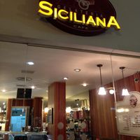Looking in at Siciliana Cafe in Tel Aviv