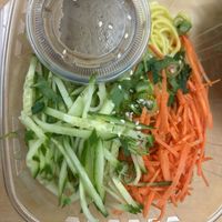 Cold sesame noodles   at Taiwan Best Mart in Sacramento