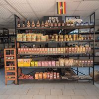Granola bars, cereals at Ark Organics in Kampala