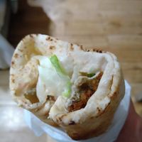 Nice texture and delicious wrap! at Atyab Lebanese Streetfood in West London