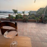 Outdoor seating   at Hotel y Restaurante Bambu in Santiago Atitlan