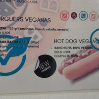 Menu at Burguer City in Betanzos