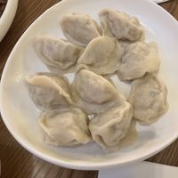 Steamed vegetarian dumplings  at Northern Cafe in Long Beach