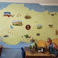 Interesting map of Turkey 🇹🇷 at Cooma Cafe and Turkish Kebab & Pizza in Cooma