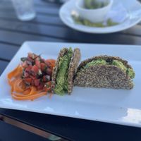 Avocado sliders  at Cafe Evergreen in Nokomis