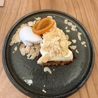 Orange cake  at DÔME in Mallorca