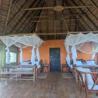 The room at Aardvark Safari Lodge in Katunguru