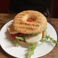 Tomaten Mozzarella   at Cafe Mint und Basil (Vegan und Vegetarische) in Berlin