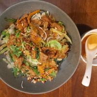 Rice noodles with seitan at Chay Village - Friedrichshain in Berlin