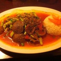 dark tofu with Vietnamese celery (Nr. 31) at Chay Village - Friedrichshain in Berlin