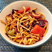 Hakka noodles at The Spicery in Dubai