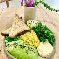 Scrambled tofu brekkie bowl at Angel Cakes Wellness Spot  in Dubai