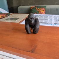 Gorilla statue at Gorilla Conservation Café - Entebbe in Entebbe
