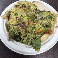 Samosa chaat   at Potoba  in Edinburgh