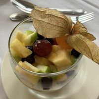 Fruit salad  at Glaramara Hotel in Keswick