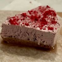 Strawberry cheesecake at Ready Set Raw in Sarasota