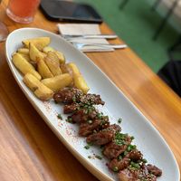 BBQ wing , soooo good!  at Yurakuna in Arequipa