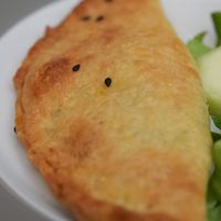 Empanada de Rocoto, puff pastry was flaky & delicious 🔥🤤  at Yurakuna in Arequipa