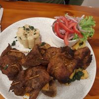 Grilled seitan at Yurakuna in Arequipa